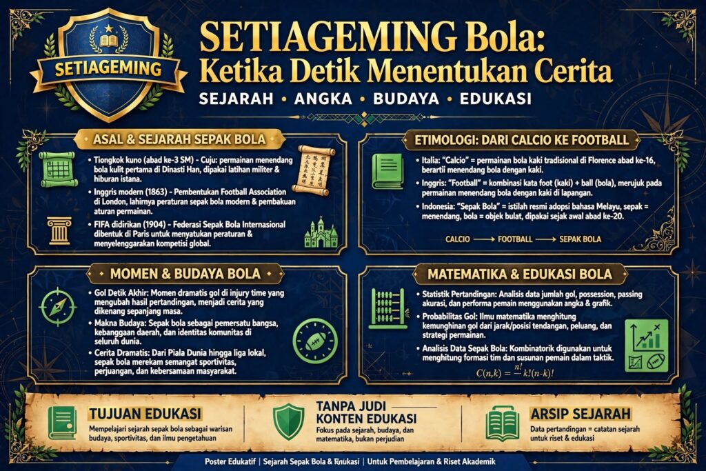 SETIAGEMING Bola: Ketika Detik Menentukan Cerita